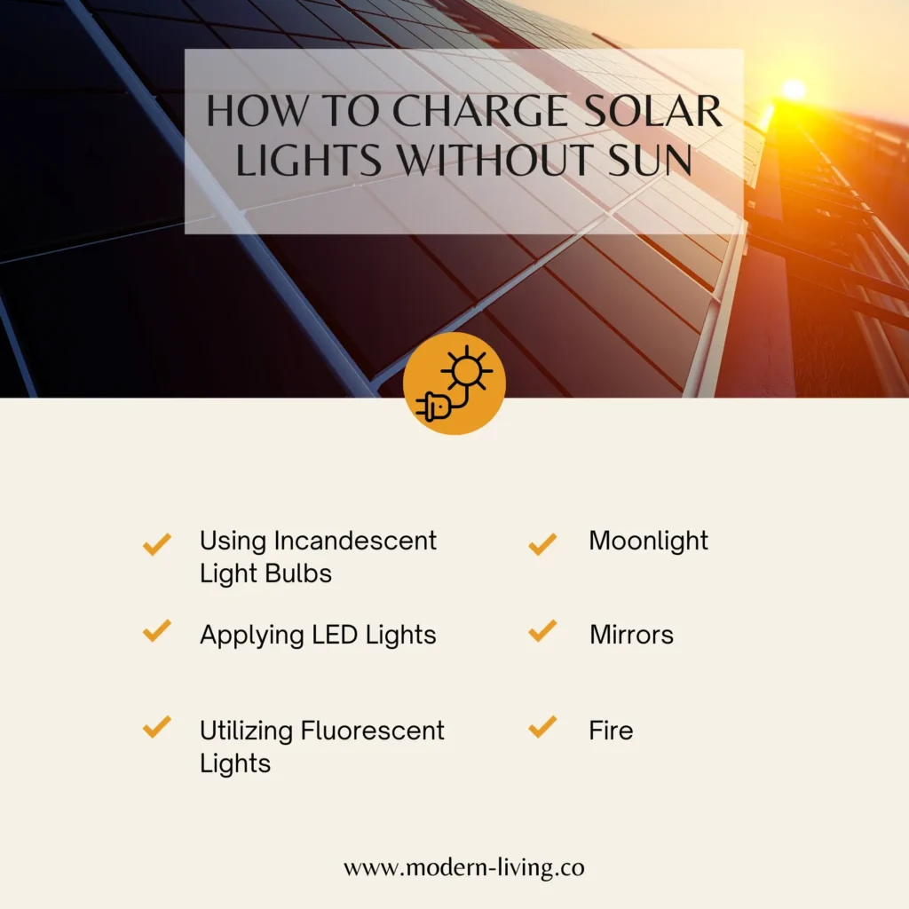 6 Ways How to Charge Solar Lights Without Sun